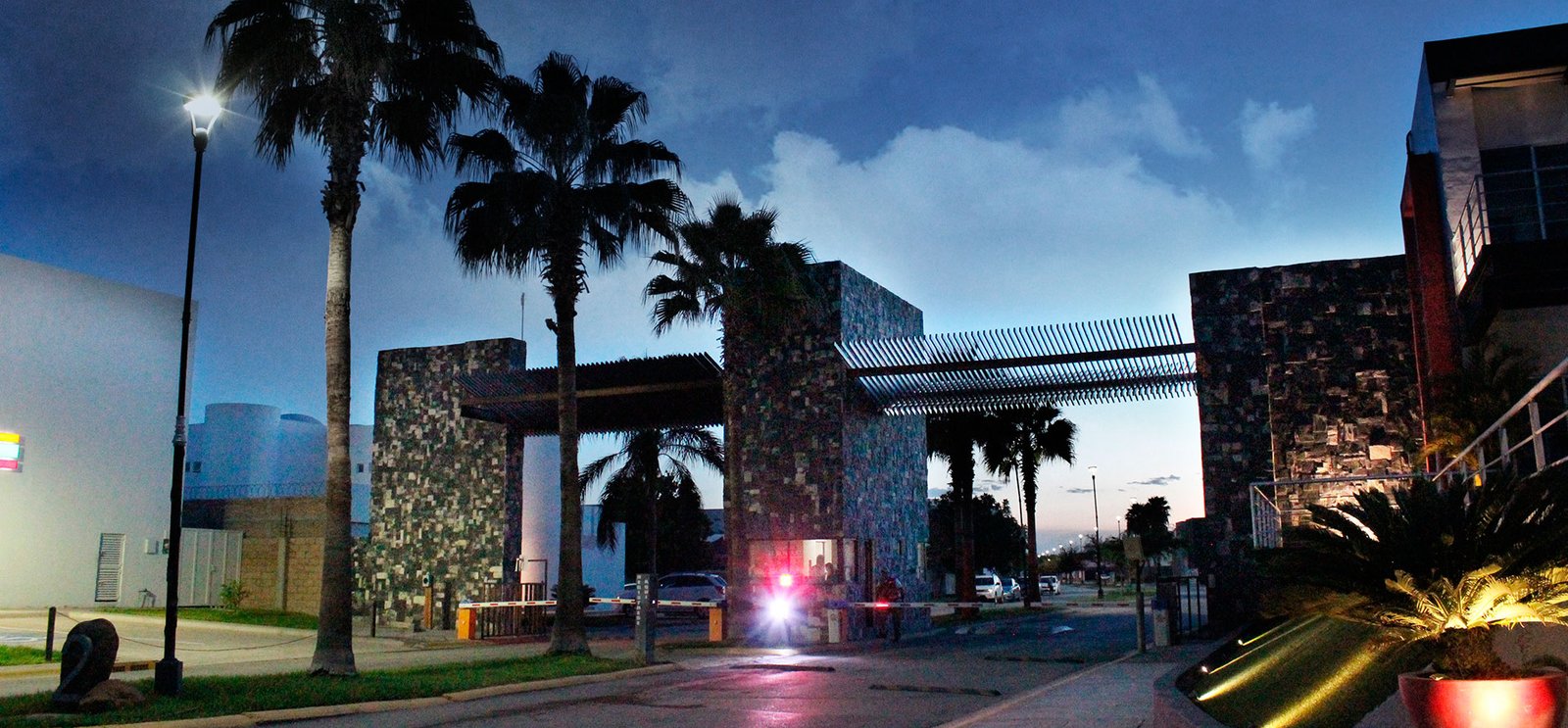 Entrada principal Hacienda El Rosario